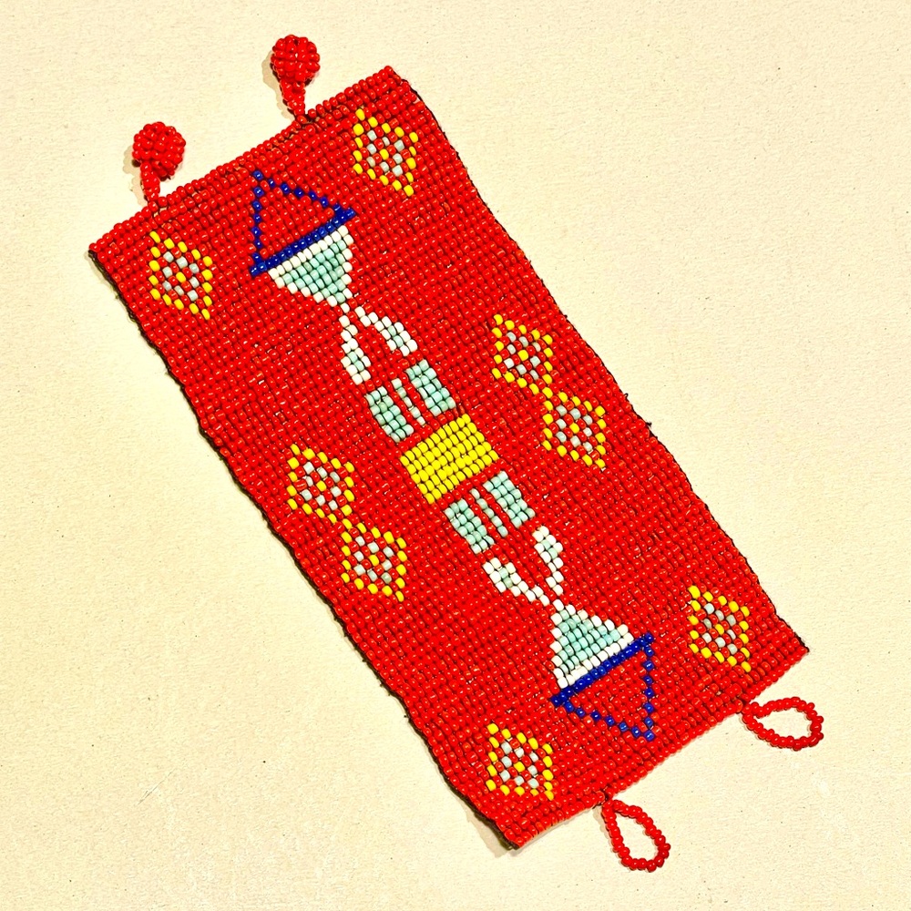 BEADED CUFF BRACELET: Native American Design Aesthetic